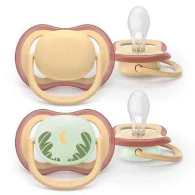 Пустышка Philips AVENT Ultra Air 0-6 місяців 2 шт нейтральна, день/ніч (SCF087/09) Винница