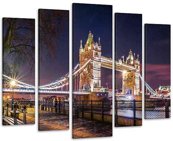 Модульна картина Лондон Art-330_5 ( 80х118см ) Київ