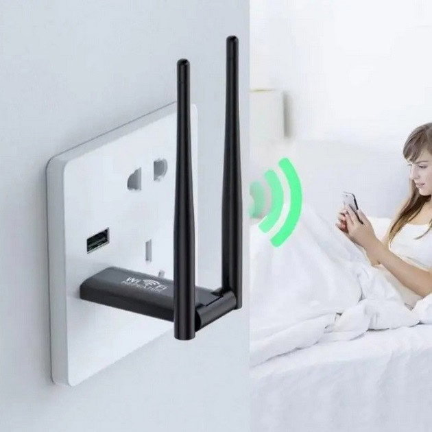 Ретранслятор Wi-Fi підсилювач сигналу Repeater KV-15 Львів - фото 1