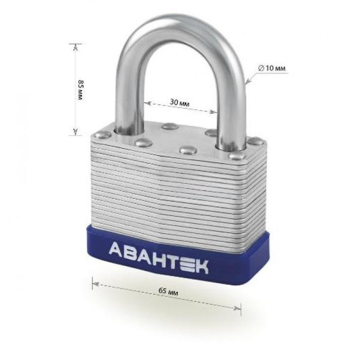 Замок навесной АВАНТЕК Крепость SL 1565 (65мм) Харьков - изображение 2