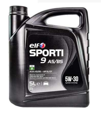 Синтетическое моторное масло Elf Sporti 9 A5/B5 5W-30 5 л SL/CF Винница - изображение 1