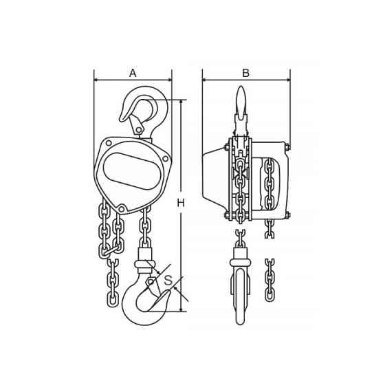 Таль ланцюгова ручна 0,5 т 4000 Одеса