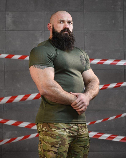 Тактическая потоотводящая футболка SABUR АЙР БОРН ОЛИВА  ВН1013 Одесса - изображение 2