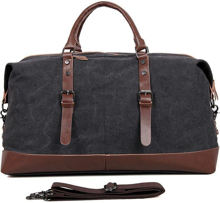 Сумка дорожня Vintage 14581 Сіра Київ - фото 5