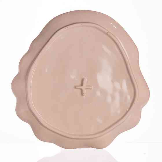 Новогодняя тарелка из фарфора Санта 25×25 (см) CR-1-31 Киев