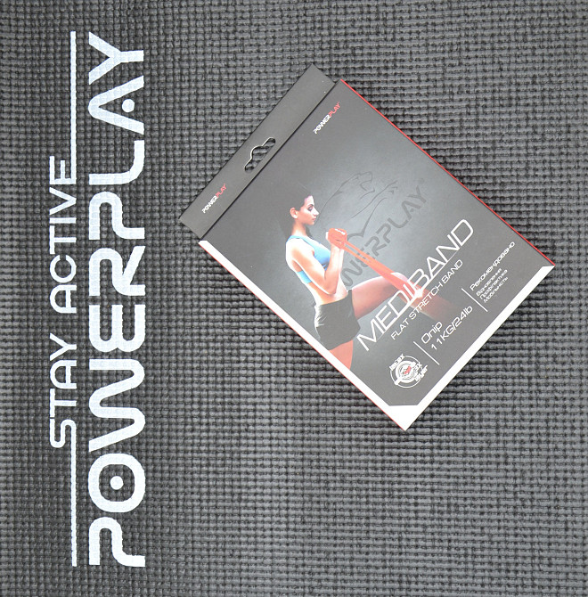 Стрічка-еспандер для фітнесу та реабілітації PowerPlay 4112 0.4мм MediBand Light Червона (11 кг) Київ - фото 10