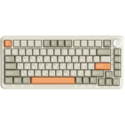 Клавиатура Ajazz AK820 MAX Flying Fish Switch RGB Wireless/Bluetooth/USB Beige (AK820MAX-FF-R) Винница - изображение 1