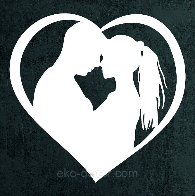 Декоративное настенное Панно «Он и Она», Декор на стену 90*90 см, Белый Киев - изображение 8