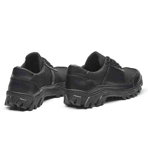 Кросівки тактичні з натуральної шкіри та тканини чорного кольору 40 (26,5 ) Харків