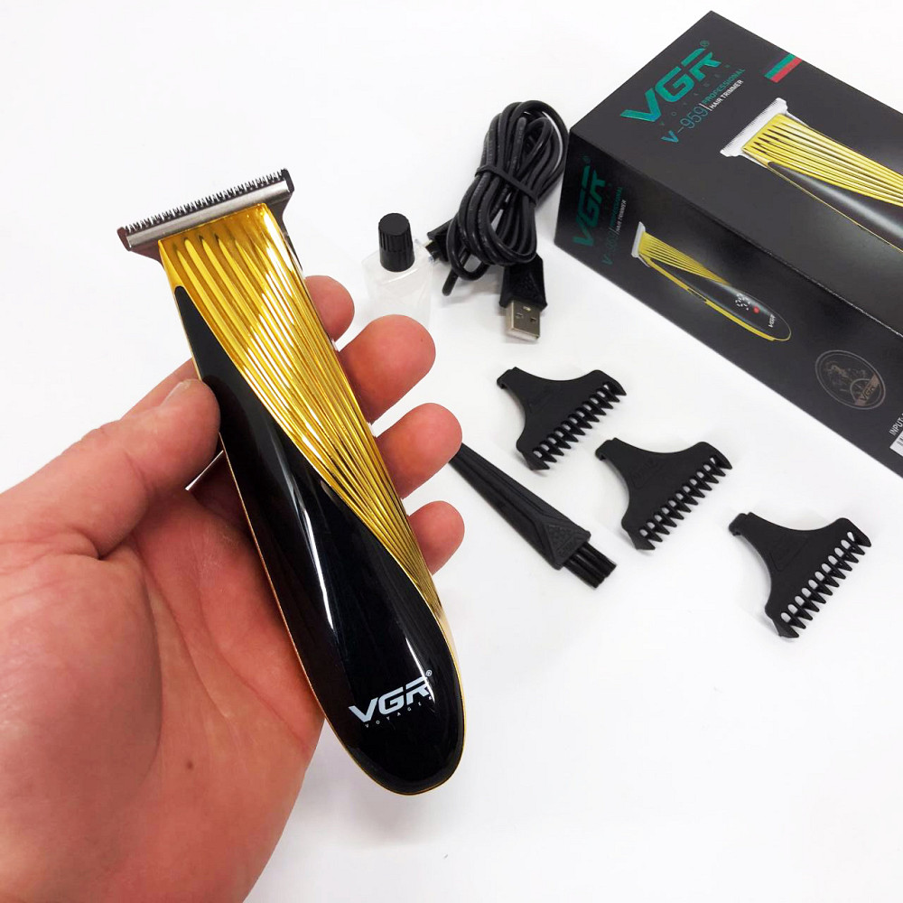 Машинка для стрижки волос с регулируемой насадкой, Универсальная машинка для стрижки головы и бороды QG-43 Львов - изображение 6