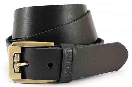 Ремень SHVIGEL кожаный 00001 Черный Киев