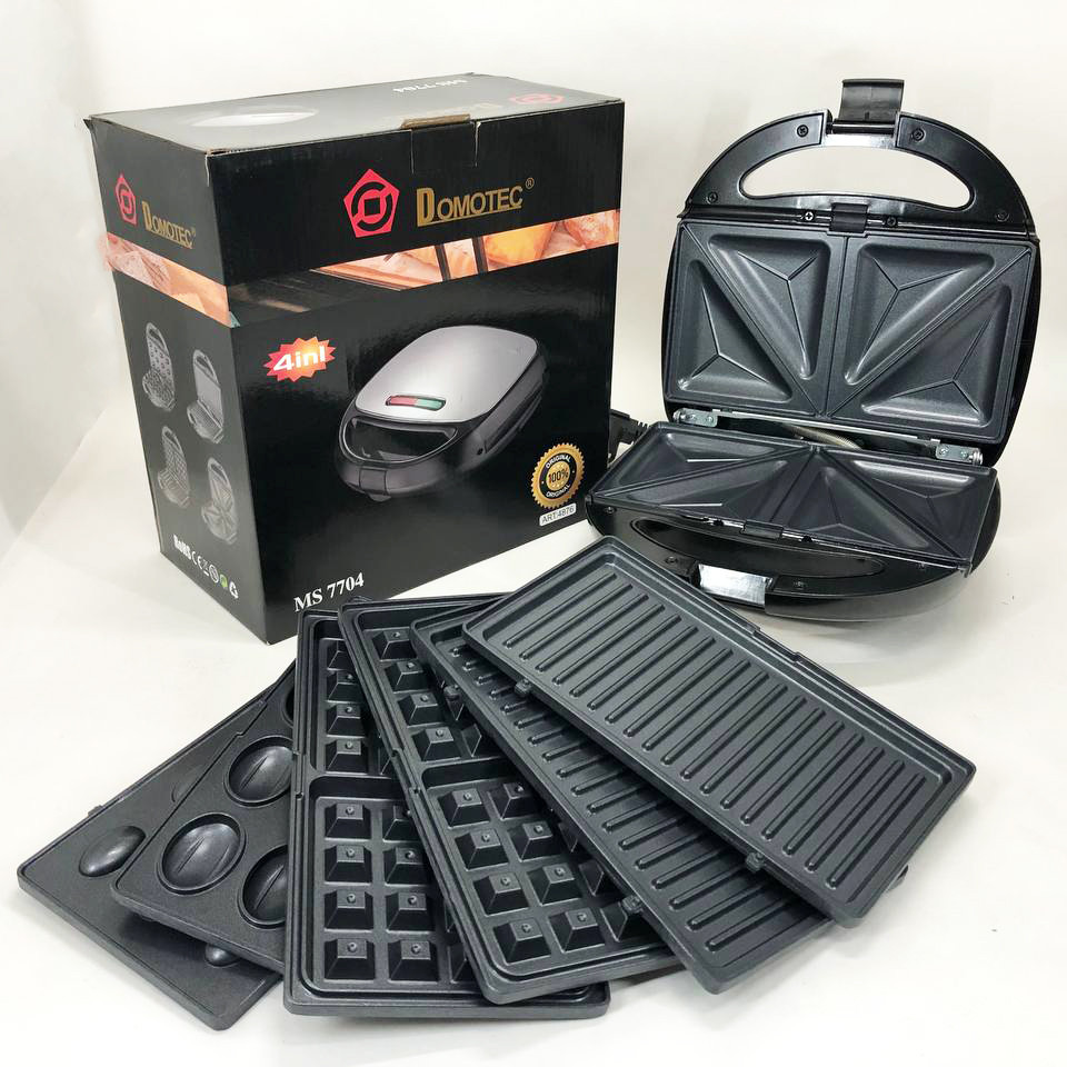 Сендвичница вафельница гриль 4 в 1 Domotec, Многофункциональная вафельница для дома QF-79 Киев - изображение 8