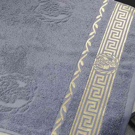 Набір махрових рушників 3шт GM Textile 50х90см, 50х90см, 70х140см Caesar 450г / м2 (Сірий) Суми