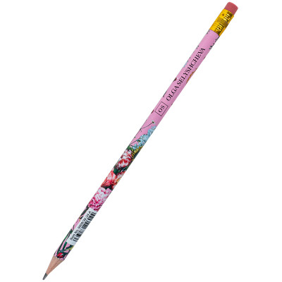 Олівець графітний Axent OS, Summer круглий, з гумкою, НВ (9009/36-24-A) Вінниця - фото 1