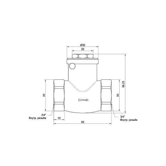 Зворотний клапан Thermo Alliance Standart 3/4" SD242W20 Київ