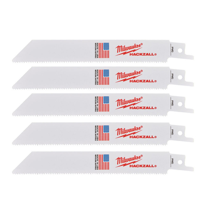 Полотно для шабельної пили HACKZALL MILWAUKEE, 150ммх1,8мм, (5шт), (універсальні) Одесса - изображение 1
