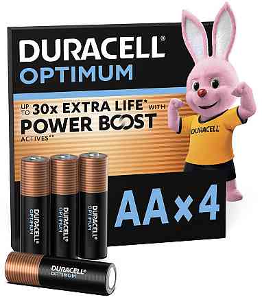 Лужні батарейки Duracell Optimum AA, 4 шт. (6835424) Київ