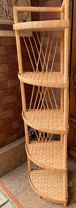 Плетеная угловая полка Киев - изображение 6