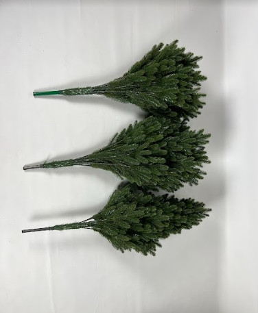 Искусственная пушистая елка Элит (высота 2.30 м) литая (Зеленая) Винница - изображение 8