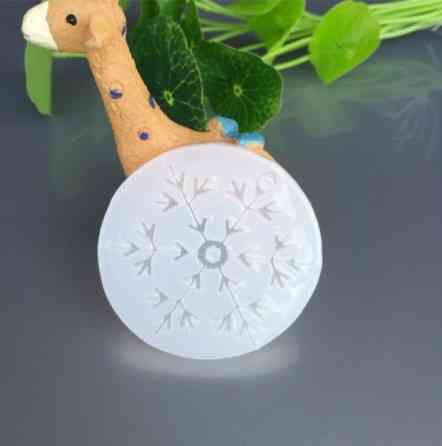 Молд силиконовый Снежинка 5 см серый Киев