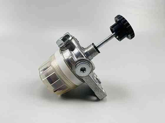 Фільтр очищення палива з прокачуванням (універсальний), кріплення горизонтальне. Усередині змінний елемент (сітка) Мукачево