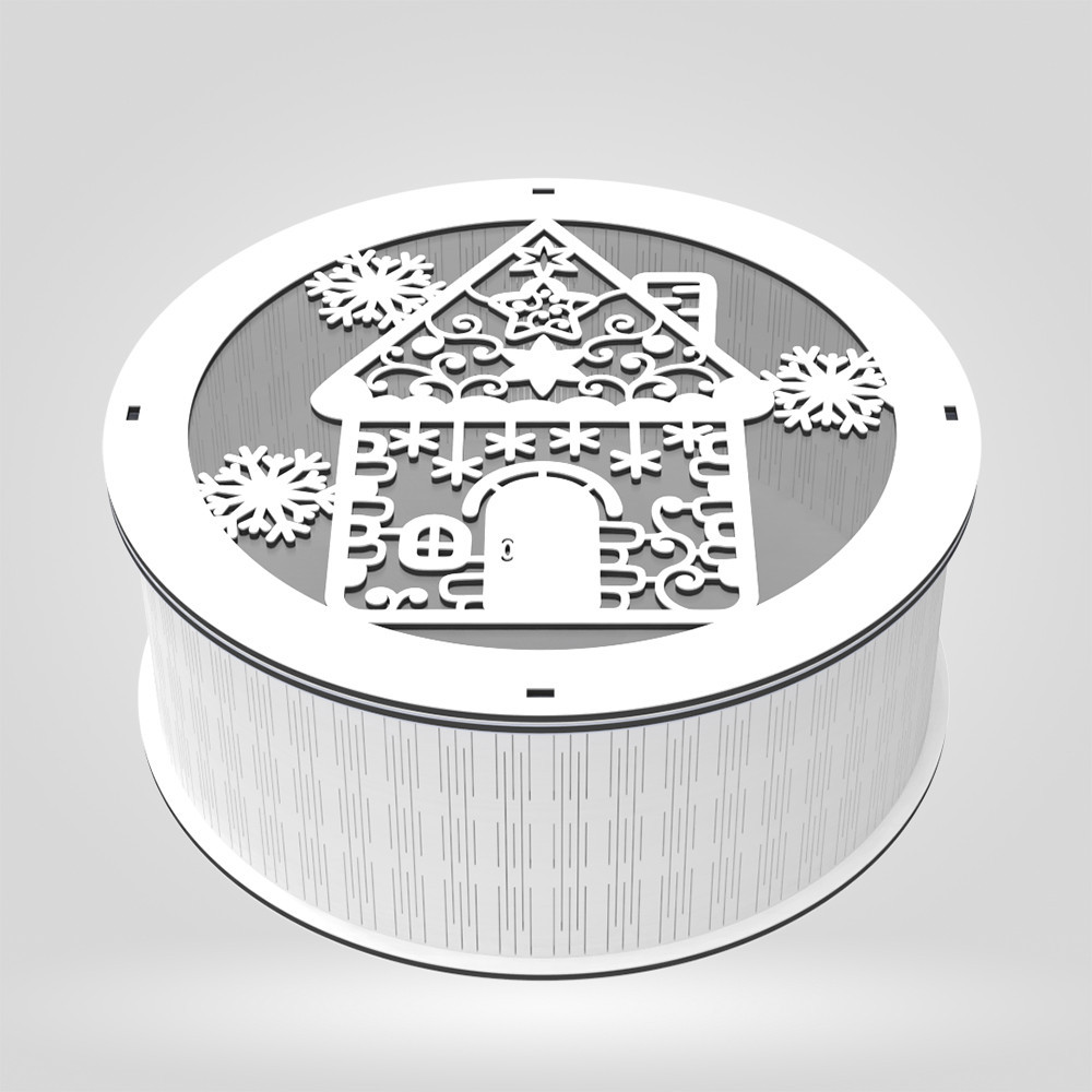 Подарункова коробка EKOSTAR d200 h80 Київ - фото 1