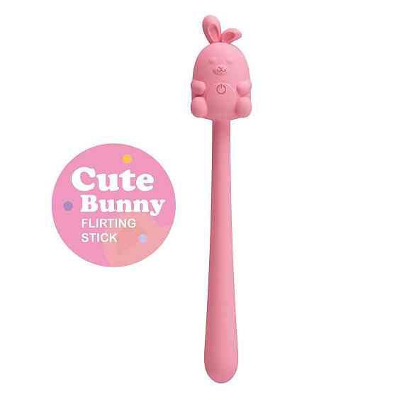 Вібратор CUTE BUNNY, Flirting Stick, 7 vibration functions, Magnetic USB charging Sex Aura Київ