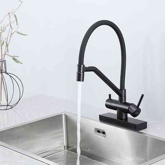 Смеситель для кухни под фильтр GAPPO G4098-6 гибкий с функцией 