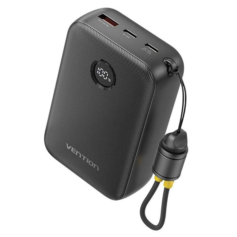 Універсальна мобільна батарея Vention 20000 mAh 22.5 W Black (FKBB0-C) ( 25380 ) Харків - фото 1