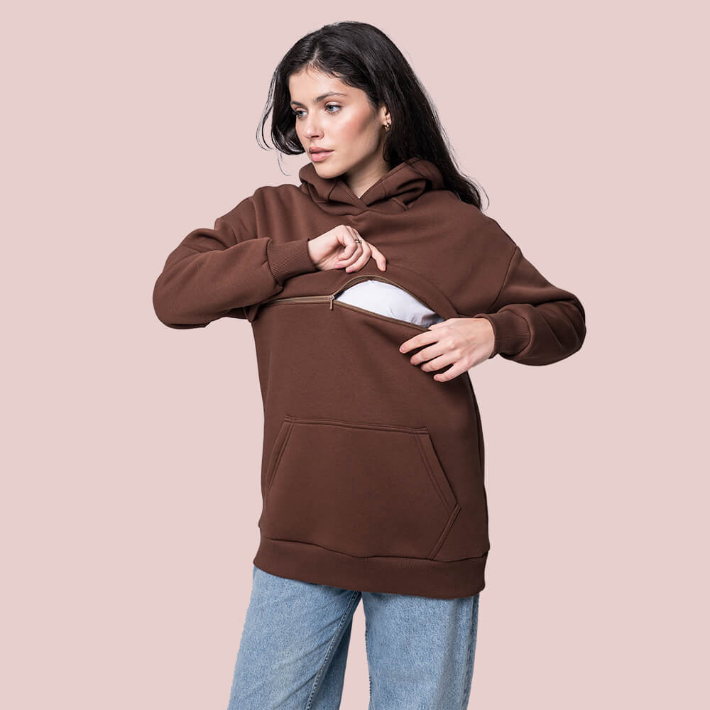Худи для беременных и кормящих Шоколад Киев - изображение 3
