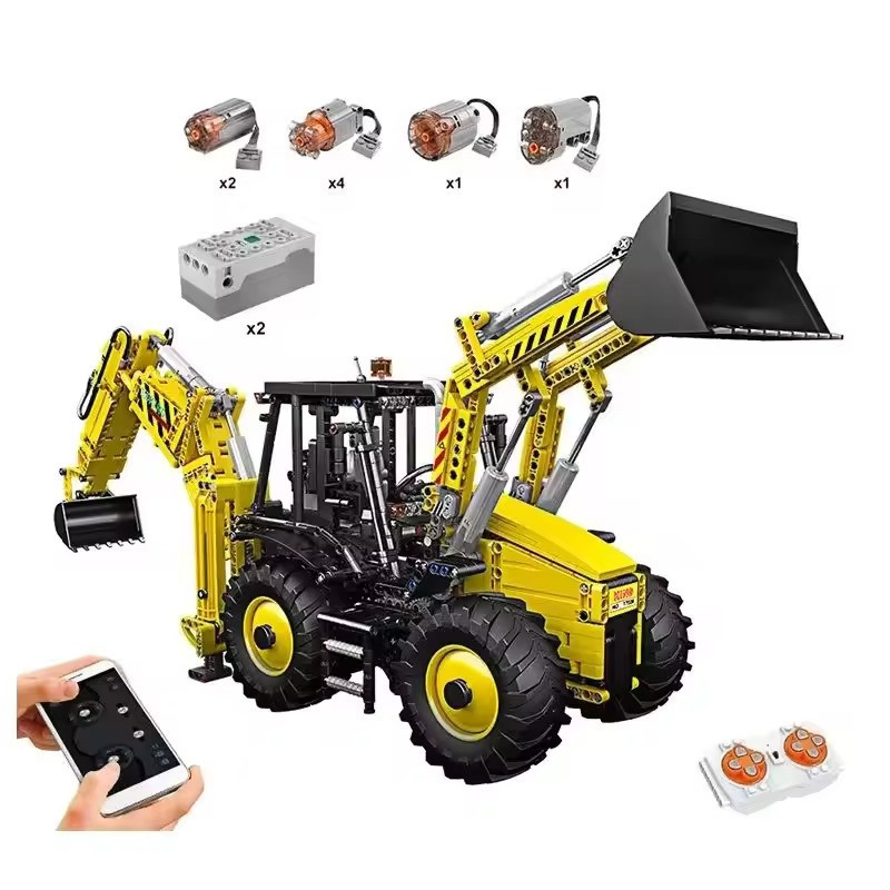 Конструктор дитячий.Трактор ігровий з ковшами на дистанційному управлінні.Будівельна техніка на 2239 деталі Кам'янець-Подільський - фото 7