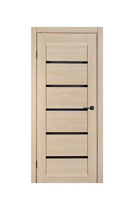 Дверь Реликт Лайн 30 Акация + Черное стекло 70*200 см Двери межкомнатные двери для дома Киев - изображение 1