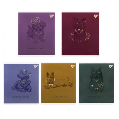 Тетрадь Yes Luxure doggy А5 24 листа клетка (767539) Винница - изображение 1