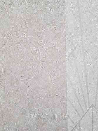 Шпалери вінілові на флізеліні Sintra Simmetria метрові під штукатурку кремові коричневі 524633 Київ