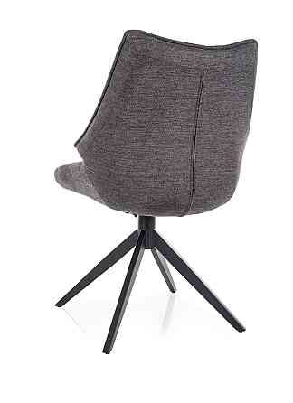 Стілець CODA BREGO чорний каркас/темно-сірий 18 Киев