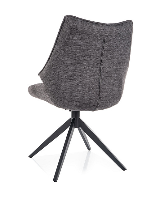 Стілець CODA BREGO чорний каркас/темно-сірий 18 Киев - изображение 4