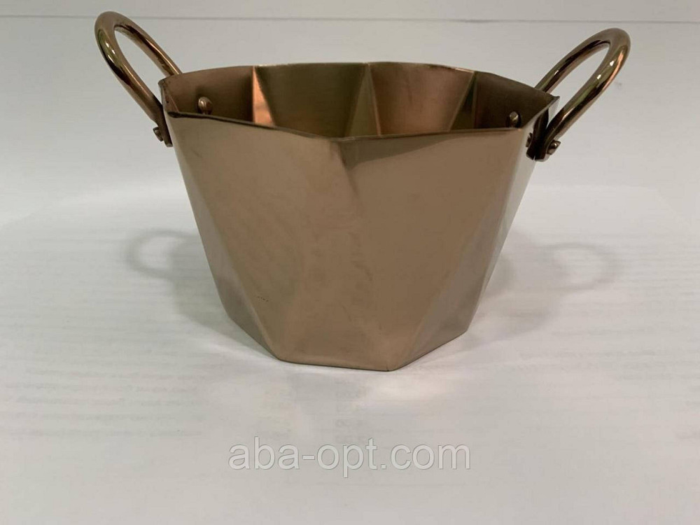 Відерце для подачі снеків бронзового кольору V 0,9 л ( шт ) Одеса - фото 1