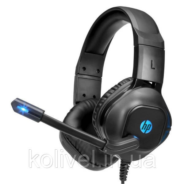 Навушники з мікрофоном HP DHE-8002 Gaming, Red LED, Black (DHE-8002) Киев - изображение 1