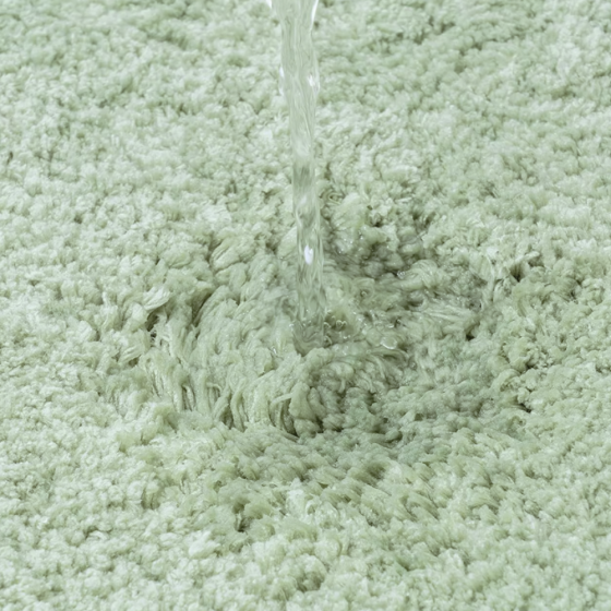 Коврик для ванной и душа коврик для ног в ванную комнату,микрофибра,атискользящий 40х60 см,однотонный мятный Кам'янець-Подільський