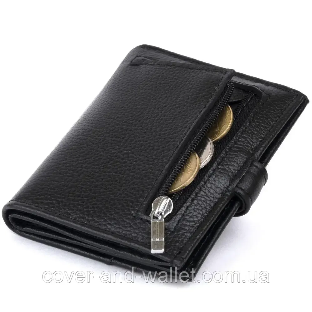 Тонкий компактний мужской кошелек на много карточек из натуральной кожи ST Leather 6073 Киев - изображение 2