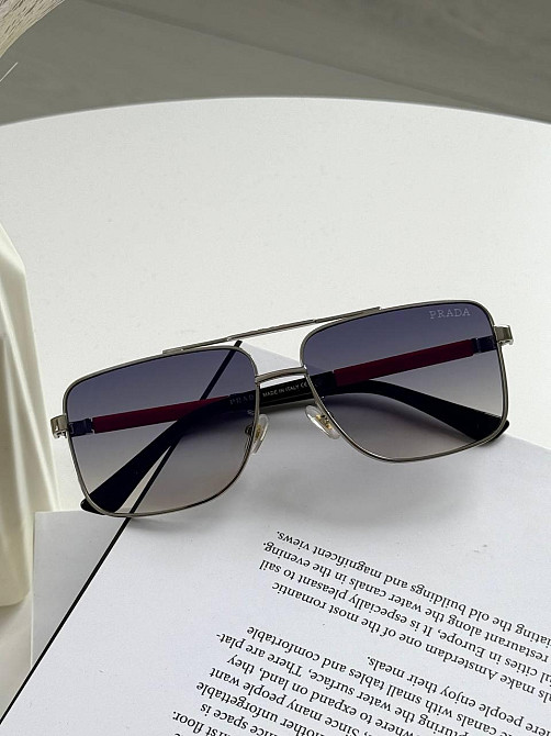 Окуляри унісекс Prada  з металевою оправою на середнє обличчя 🔥 Київ - фото 4