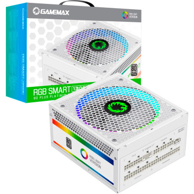 Блок живлення Gamemax 1300W RGB-1300 WH (RGB-1300 WH (ATX3.0/3.1 PCIe5.) Вінниця - фото 3