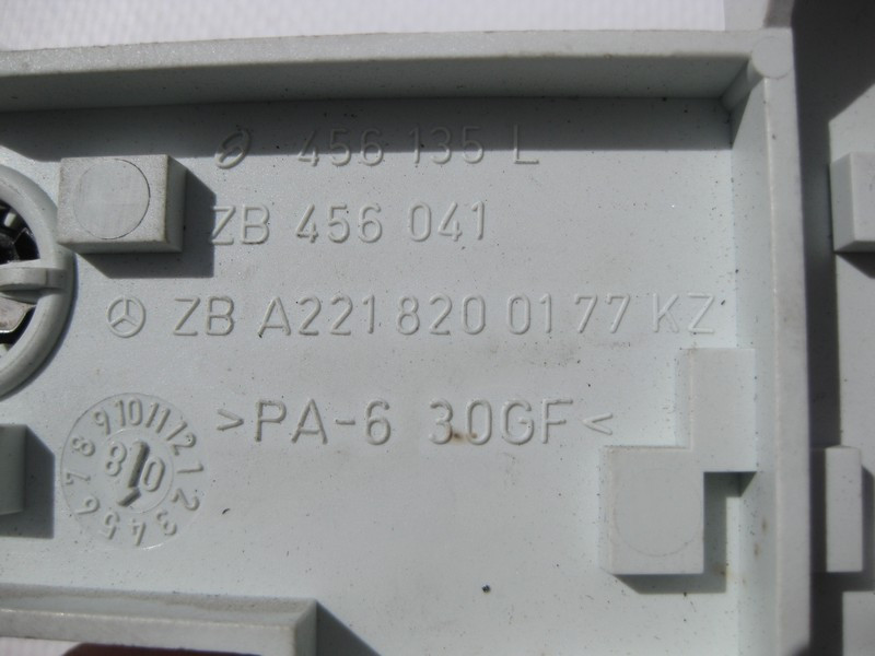 Mercedes-Benz  A2218200177 Плата - лампоутримувач заднього лівого ліхтаря S-Class W221 Одеса - фото 3