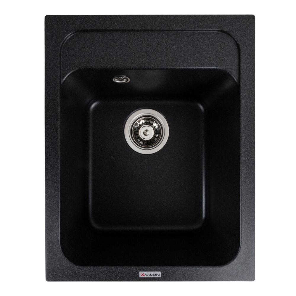 VALESO Гранітна мийка для кухні VALESO 4050 KORRADO матова Карбон Коломия - фото 7