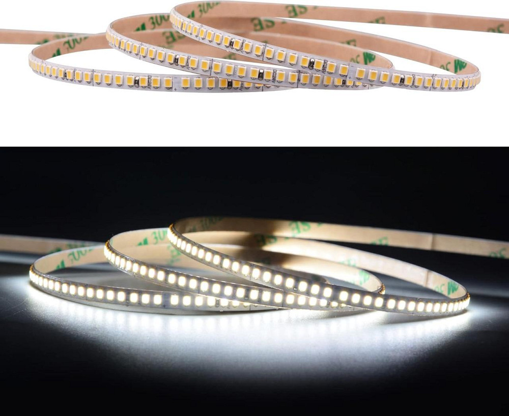 Светодиодная лента JOYLIT 4мм, 24V, 5м, 5500 Лм, CRI 90+, 1750 LED, 3000K, LED лента для мебели, полок Киев - изображение 6