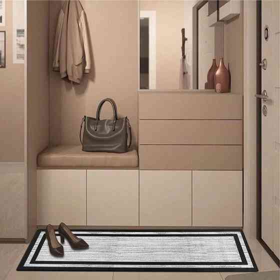 Набор коврики Lovely Svi 2 шт: 44 x74 x1см и 44 x150 x1см Черная окантовка - для кухни, офиса, дома, прихожей Киев