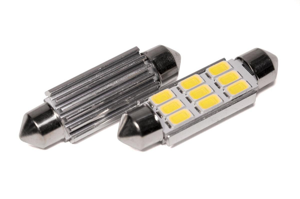 Світлодіодна лампа StarLight T11 9 діодів 5630 1.5 W 12 V WHITE / 41 mm / мультиполярна Харків - фото 2