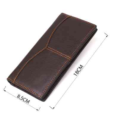 Кошелек Vintage Кожаный Коричневый (14645) Винница