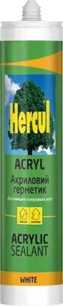 Герметик акриловий Hercul Аcryl 280 мл білий Киев