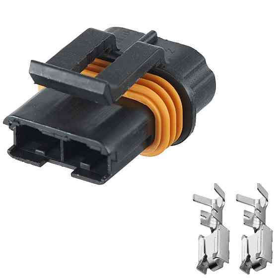 Роз'єм конектор 2-кон., Предохранитель, 12033769, 12103172, 12066681, 1208503 APTIV (Delphi) Chevrolet Київ